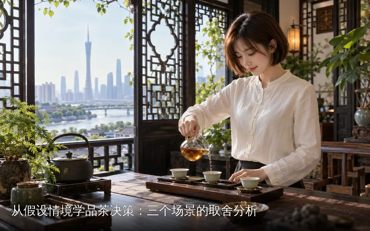 从假设情境学品茶决策：三个场景的取舍分析